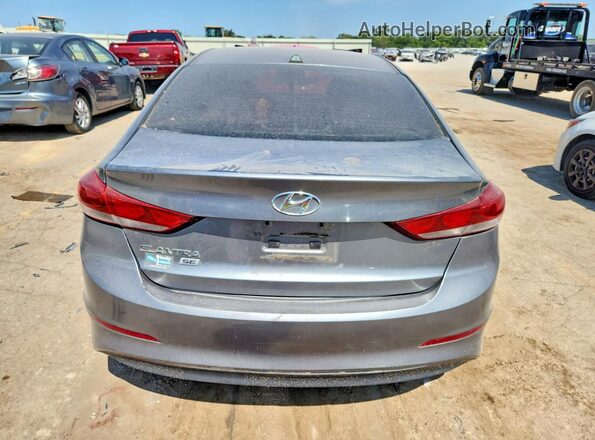 KMHD74LF6HU152725 2017 HYUNDAI ELANTRA Gray Vista trasera
