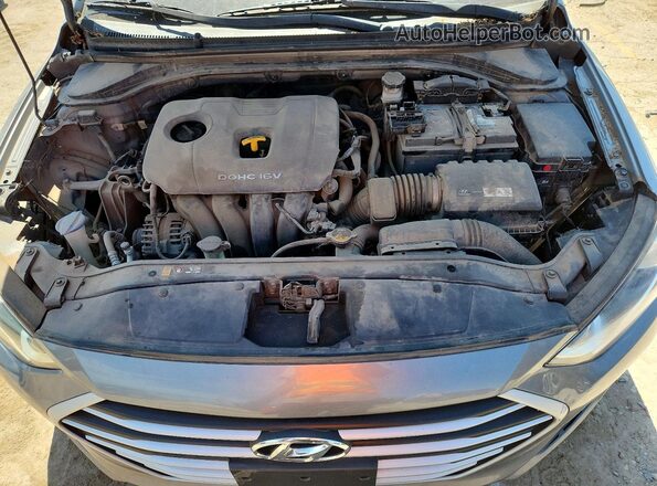 KMHD74LF6HU152725 2017 HYUNDAI ELANTRA Gray Vista interior trasera
