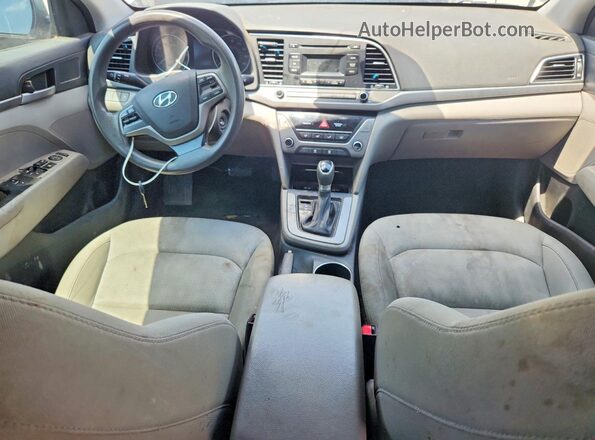 KMHD74LF6HU152725 2017 HYUNDAI ELANTRA Gray Vista del salpicadero