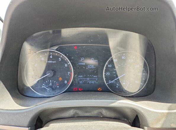 KMHD74LF6HU152725 2017 HYUNDAI ELANTRA Gray Vista del cuadro de instrumentos