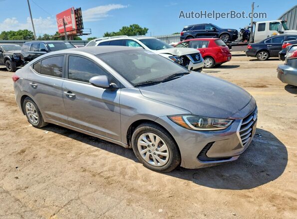 KMHD74LF6HU152725 2017 HYUNDAI ELANTRA Gray Delantero derecho