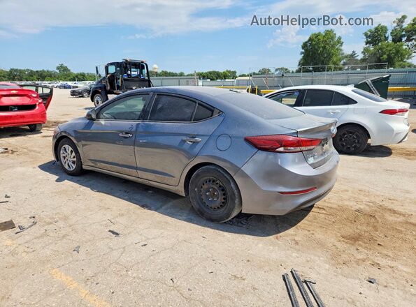 KMHD74LF6HU152725 2017 HYUNDAI ELANTRA Gray Trasero izquierdo