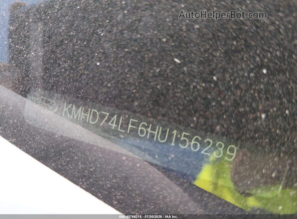 KMHD74LF6HU156239 2017 HYUNDAI ELANTRA Black Вид підкапотного простору