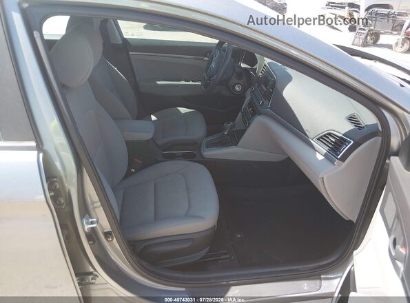 KMHD74LF6JU477087 2018 HYUNDAI ELANTRA Gray Սալոնի դիմացի տեսք