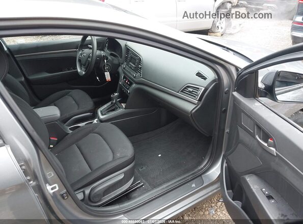 KMHD74LF6JU581806 2018 HYUNDAI ELANTRA Gray Սալոնի դիմացի տեսք