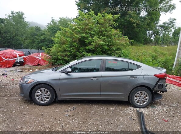 KMHD74LF6JU581806 2018 HYUNDAI ELANTRA Gray Սալոնի 360 աստիճան տեսք