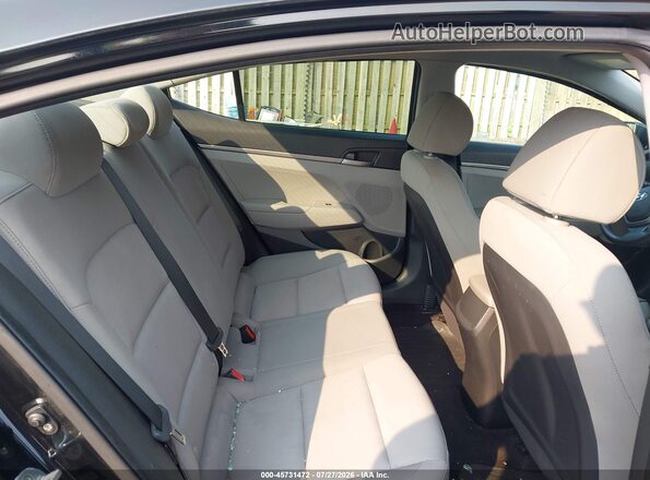 KMHD74LF6JU612245 2018 HYUNDAI ELANTRA Black Вид наклейки з VIN-кодом