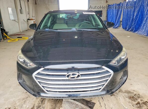 KMHD74LF6JU613668 2018 HYUNDAI ELANTRA Black წინა ხედი