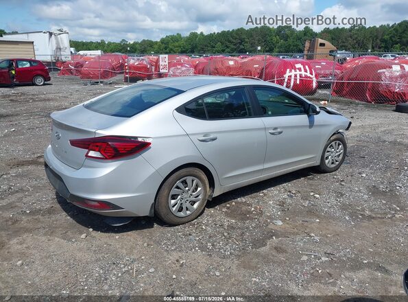 KMHD74LF6KU788911 2019 HYUNDAI ELANTRA Silver Tył prawy