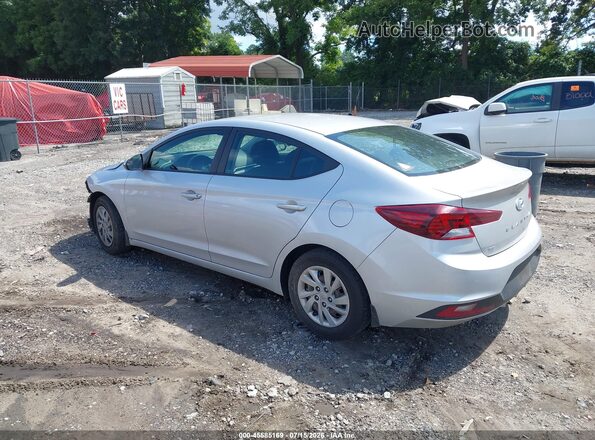 KMHD74LF6KU788911 2019 HYUNDAI ELANTRA Silver Tył lewy