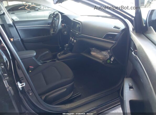 KMHD74LF6KU796071 2019 HYUNDAI ELANTRA Black Սալոնի դիմացի տեսք