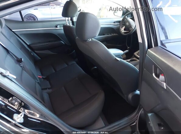 KMHD74LF6KU796071 2019 HYUNDAI ELANTRA Black VIN կոդի պիտակի տեսք