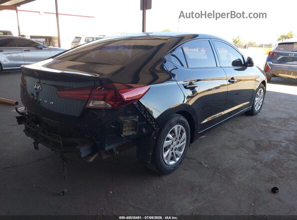 KMHD74LF6KU796071 2019 HYUNDAI ELANTRA Black Հետևի աջ