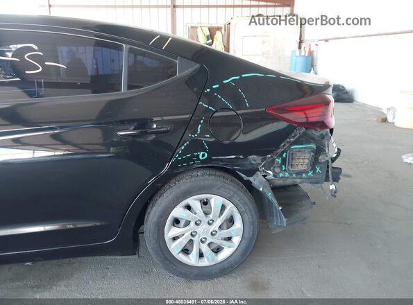 KMHD74LF6KU796071 2019 HYUNDAI ELANTRA Black Դիմացի տեսք