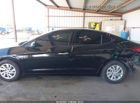 KMHD74LF6KU796071 2019 HYUNDAI ELANTRA Black Սալոնի 360 աստիճան տեսք
