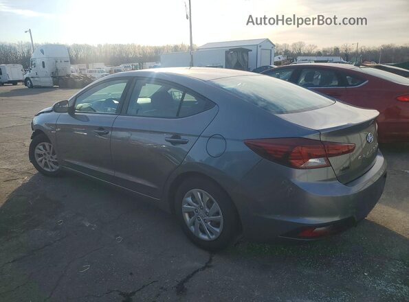KMHD74LF6KU812009 2019 HYUNDAI ELANTRA Серебряный Задняя левая четверть