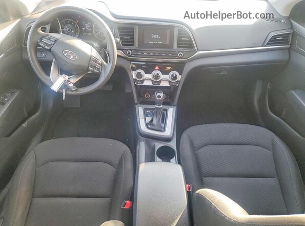 KMHD74LF6KU812009 2019 HYUNDAI ELANTRA Серебряный Вид панели приборов