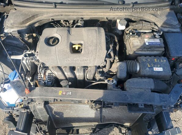 KMHD74LF6KU812009 2019 HYUNDAI ELANTRA Серебряный Вид задней части салона