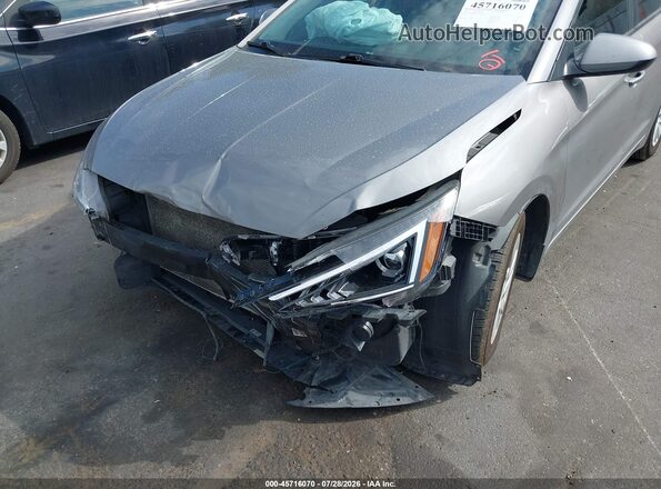 KMHD74LF6LU045280 2020 HYUNDAI ELANTRA Gray Widok z przodu