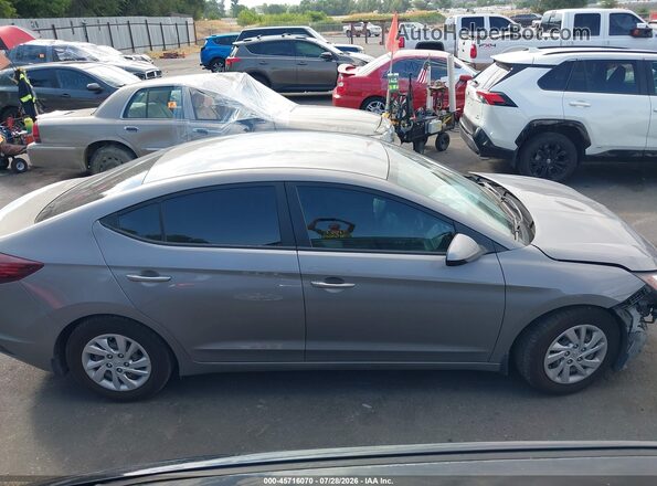 KMHD74LF6LU045280 2020 HYUNDAI ELANTRA Gray Widok wnętrza 360 stopni
