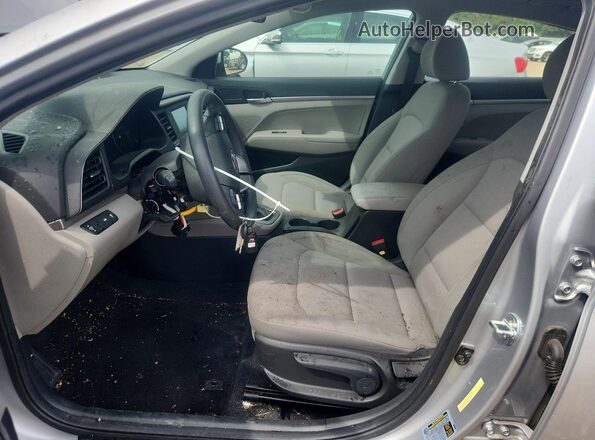 KMHD74LF6LU105154 2020 HYUNDAI ELANTRA Silver Vista interior delantera