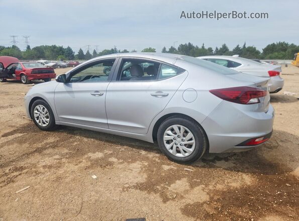 KMHD74LF6LU105154 2020 HYUNDAI ELANTRA Silver Trasero izquierdo