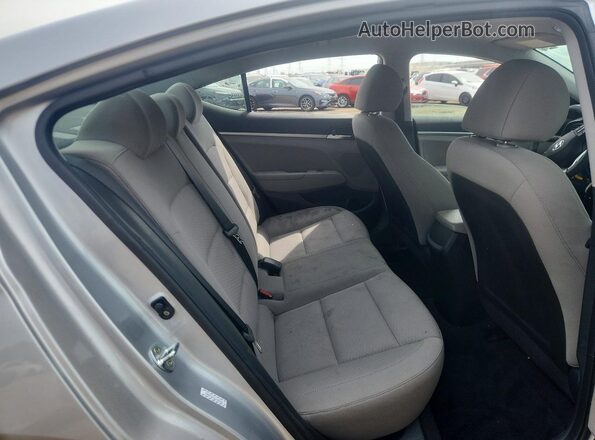 KMHD74LF6LU105154 2020 HYUNDAI ELANTRA Silver Vista de los asientos traseros