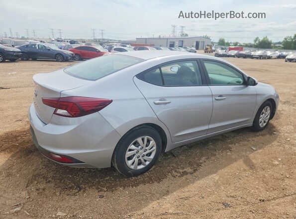 KMHD74LF6LU105154 2020 HYUNDAI ELANTRA Silver Trasero derecho
