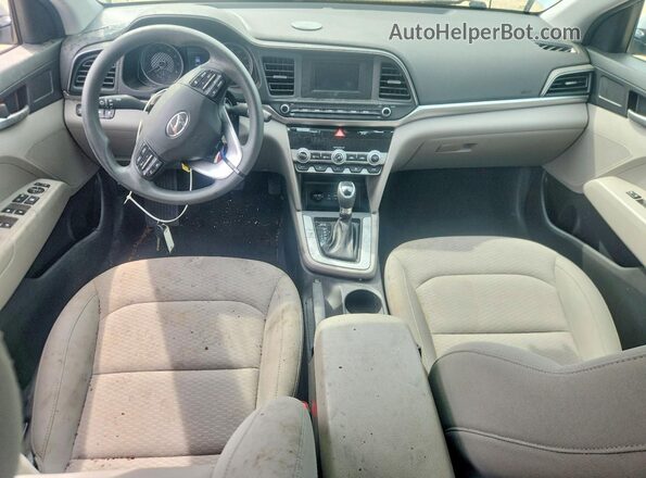 KMHD74LF6LU105154 2020 HYUNDAI ELANTRA Silver Vista del salpicadero
