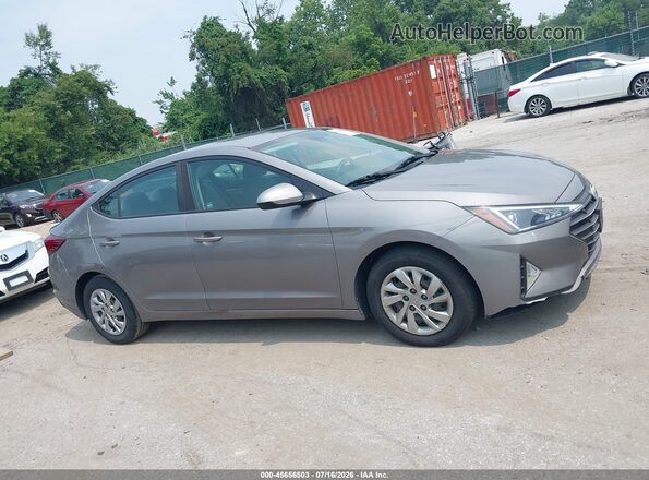 KMHD74LF6LU952885 2020 HYUNDAI ELANTRA Brown Rear interior view