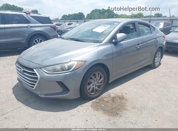 KMHD74LF7HU071930 2017 HYUNDAI ELANTRA Серый Передняя левая четверть
