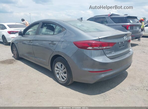 KMHD74LF7HU071930 2017 HYUNDAI ELANTRA Серый Задняя левая четверть