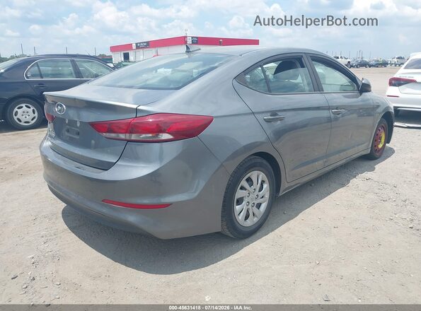 KMHD74LF7HU071930 2017 HYUNDAI ELANTRA Серый Задняя правая четверть