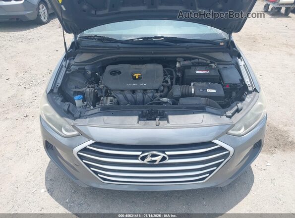 KMHD74LF7HU071930 2017 HYUNDAI ELANTRA Серый Вид сзади