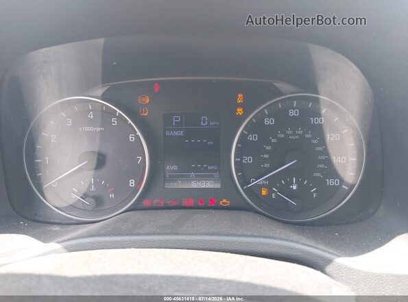 KMHD74LF7HU071930 2017 HYUNDAI ELANTRA Серый Вид задних сидений