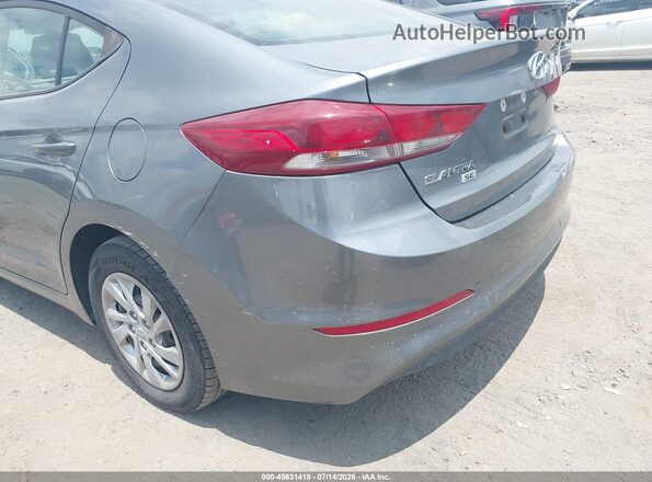 KMHD74LF7HU071930 2017 HYUNDAI ELANTRA Серый 