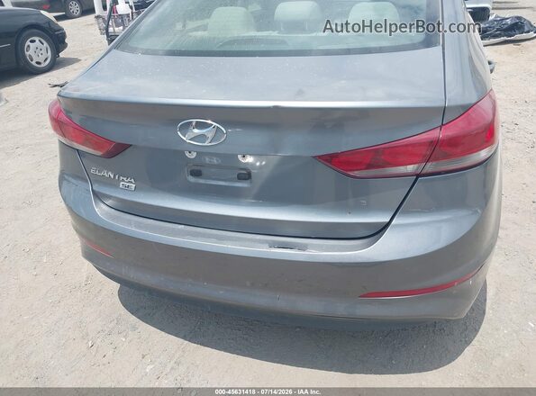 KMHD74LF7HU071930 2017 HYUNDAI ELANTRA Серый 