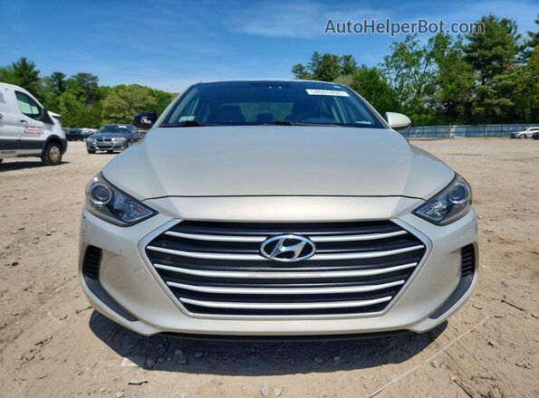 KMHD74LF7HU074410 2017 HYUNDAI ELANTRA Золотой Вид спереди