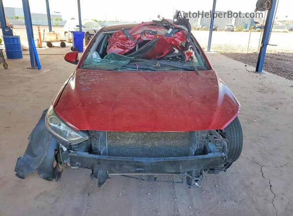KMHD74LF7HU084547 2017 HYUNDAI ELANTRA Красный Вид спереди