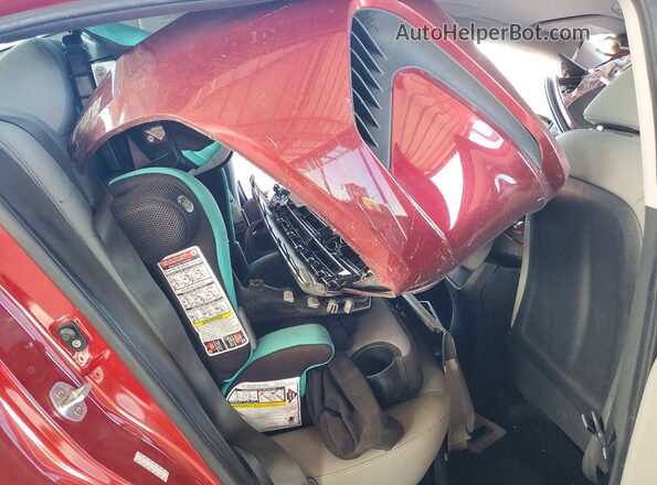 KMHD74LF7HU084547 2017 HYUNDAI ELANTRA Красный Вид задних сидений