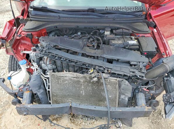 KMHD74LF7HU122424 2017 HYUNDAI ELANTRA Red უკანა სალონის ხედი