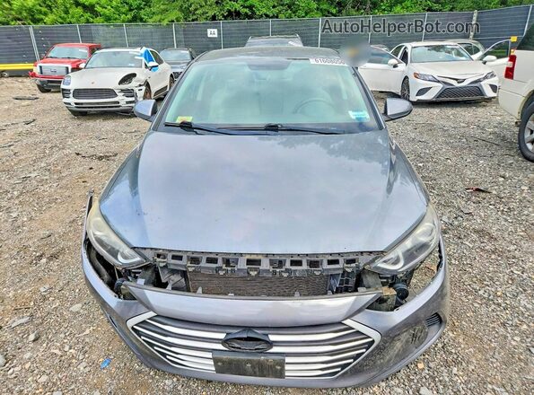 KMHD74LF7HU154340 2017 HYUNDAI ELANTRA Gray Widok z przodu