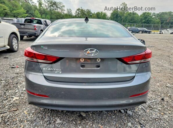 KMHD74LF7HU154340 2017 HYUNDAI ELANTRA Gray Widok z tyłu