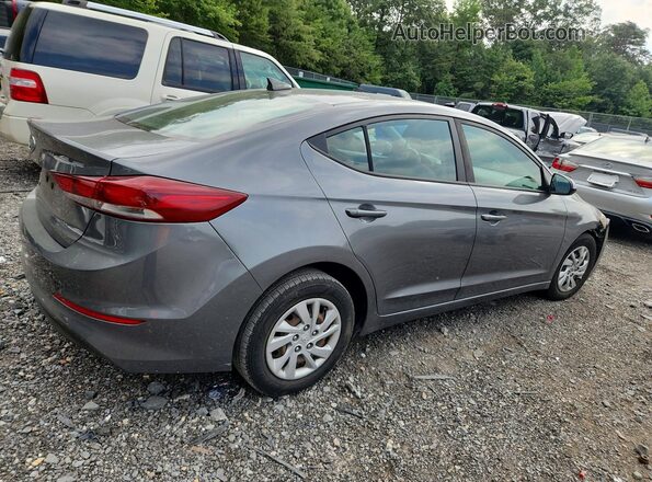 KMHD74LF7HU154340 2017 HYUNDAI ELANTRA Gray Tył prawy