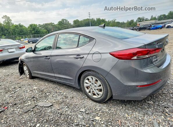 KMHD74LF7HU154340 2017 HYUNDAI ELANTRA Gray Tył lewy