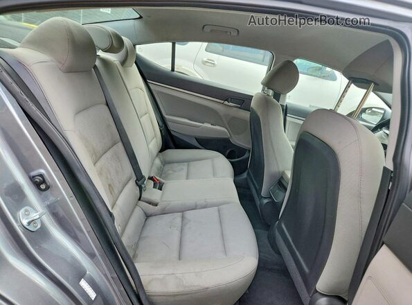 KMHD74LF7HU154340 2017 HYUNDAI ELANTRA Gray Widok tylnych siedzeń