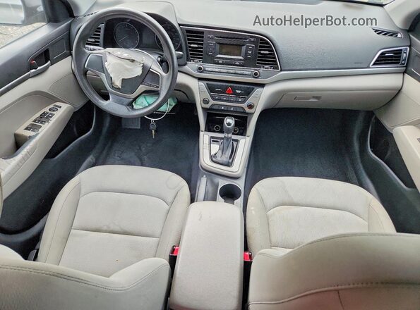 KMHD74LF7HU154340 2017 HYUNDAI ELANTRA Gray Widok deski rozdzielczej