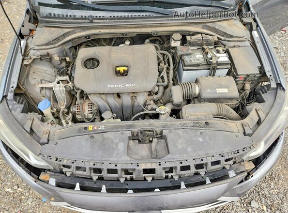 KMHD74LF7HU154340 2017 HYUNDAI ELANTRA Gray Widok wnętrza z tyłu