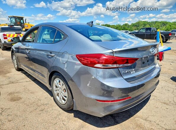 KMHD74LF7HU371144 2017 HYUNDAI ELANTRA Silver Задня ліва чверть