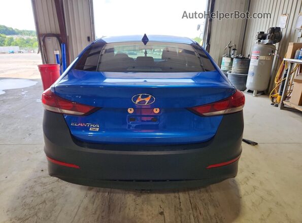 KMHD74LF7HU384234 2017 HYUNDAI ELANTRA Синий Вид сзади